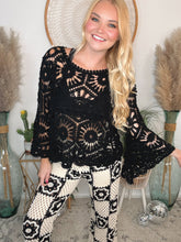 Load image into Gallery viewer, Boho Nights Crochet Sweater
