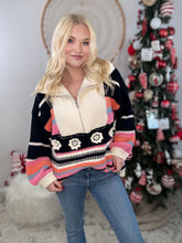 Load image into Gallery viewer, The Aspen Patchpoint Pullover-Black
