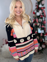 Load image into Gallery viewer, The Aspen Patchpoint Pullover-Black
