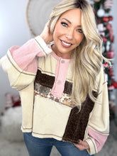 Load image into Gallery viewer, Harvest Stitch Thermal Top
