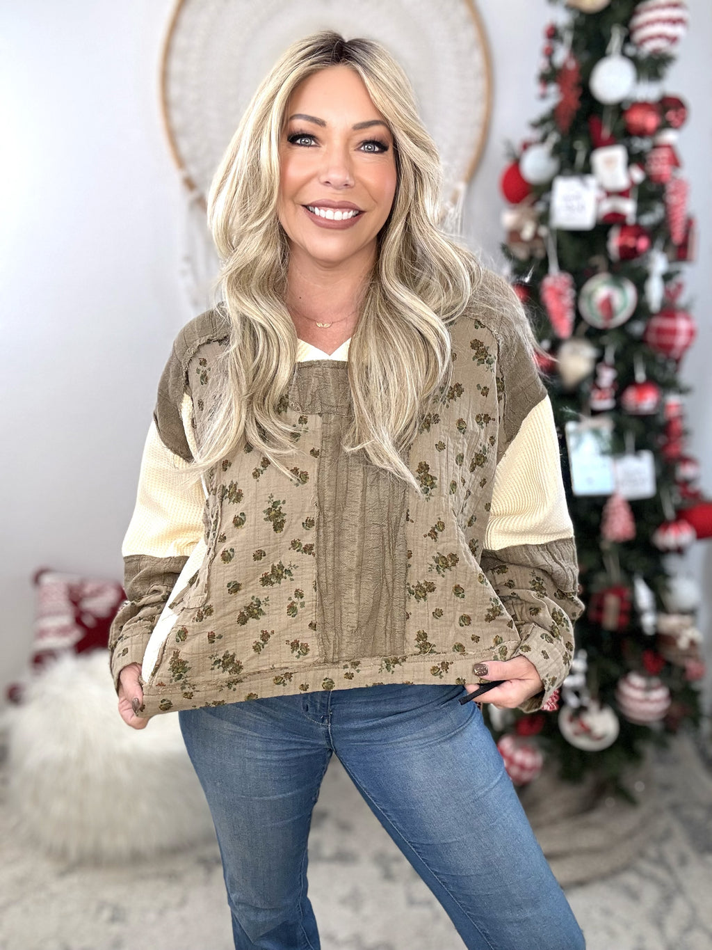 Autumn Whispers Patchwork Top