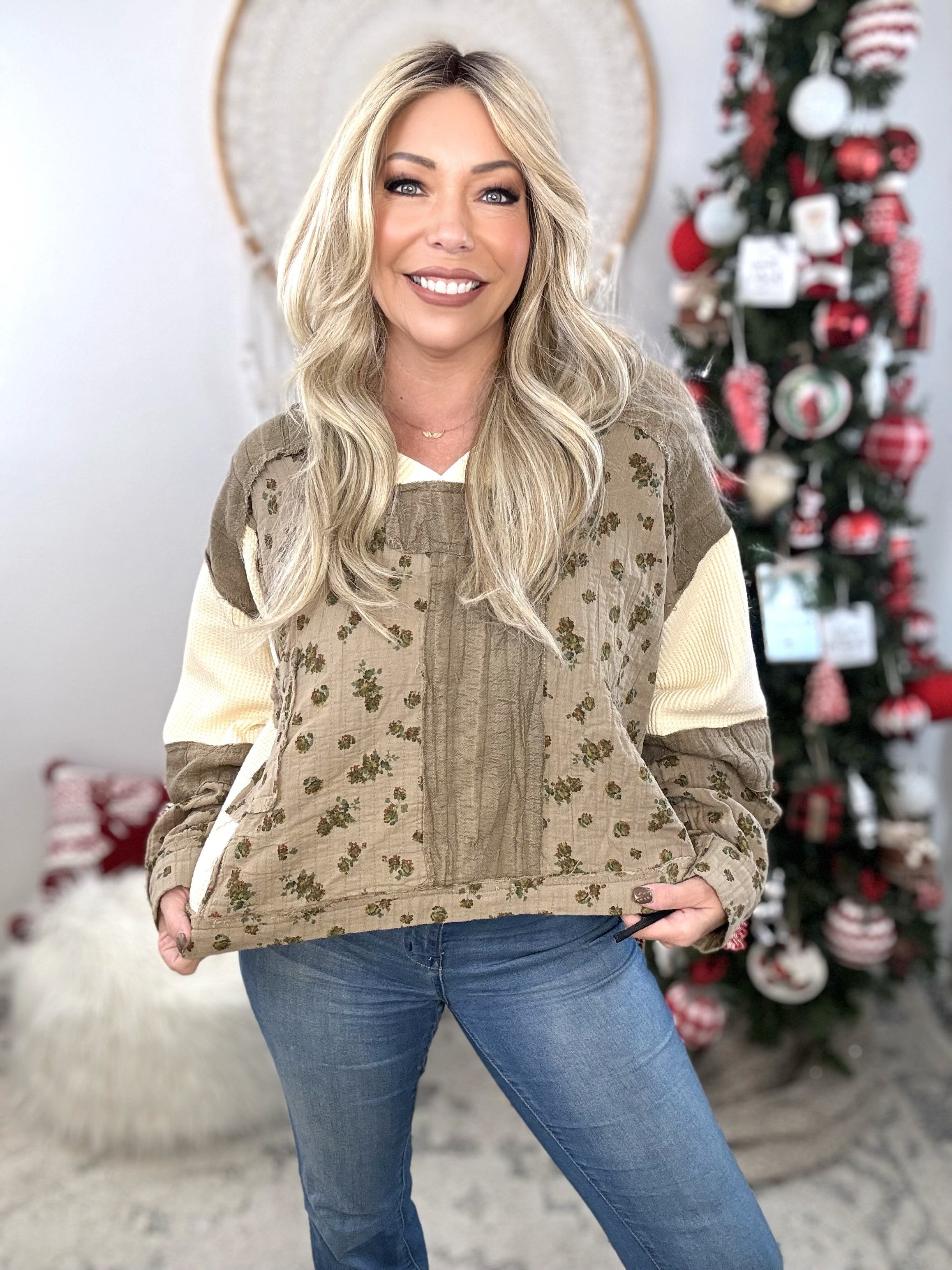 Autumn Whispers Patchwork Top