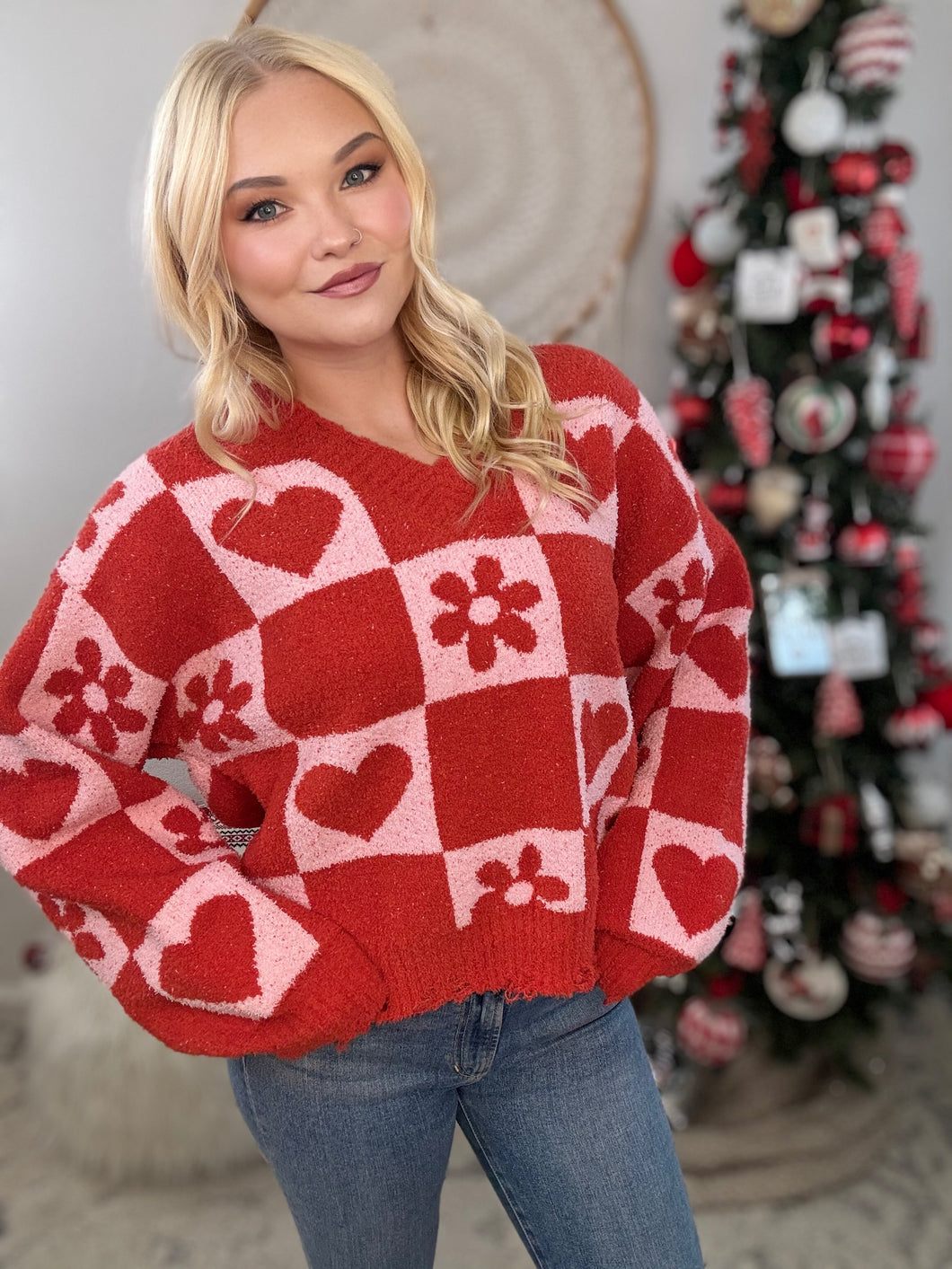 Sweetheart Bloom Sweater