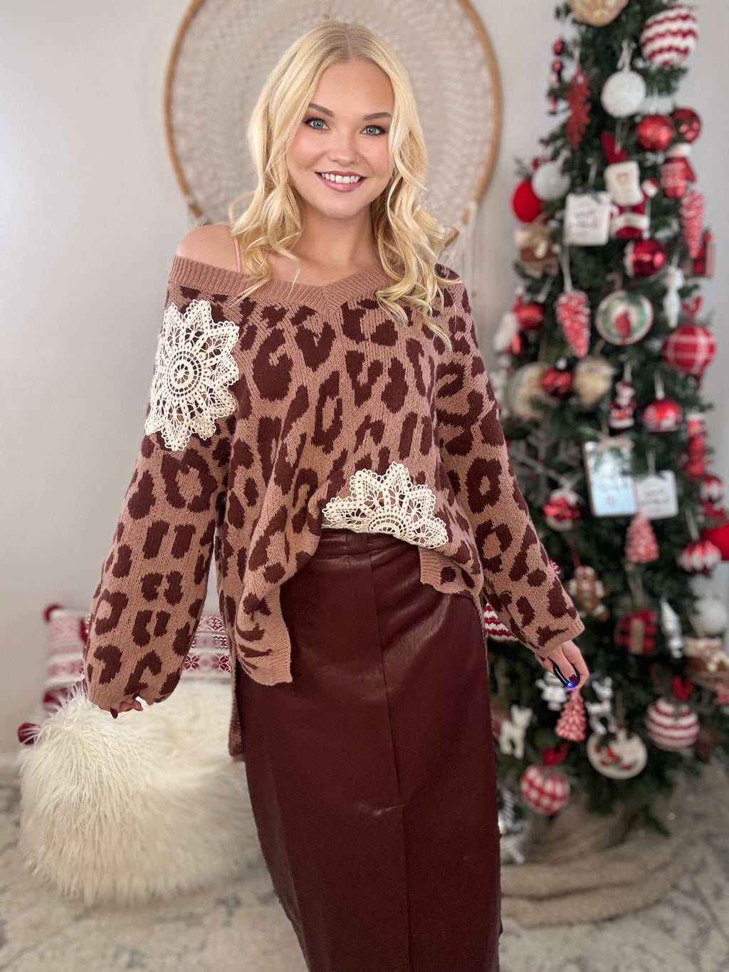 Runway Rhythm Midi Skirt-Burgundy