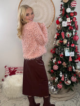 Load image into Gallery viewer, The Glimmer Knit Cardigan-Pink
