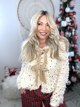 Load image into Gallery viewer, The Glimmer Knit Cardigan-Champaigne
