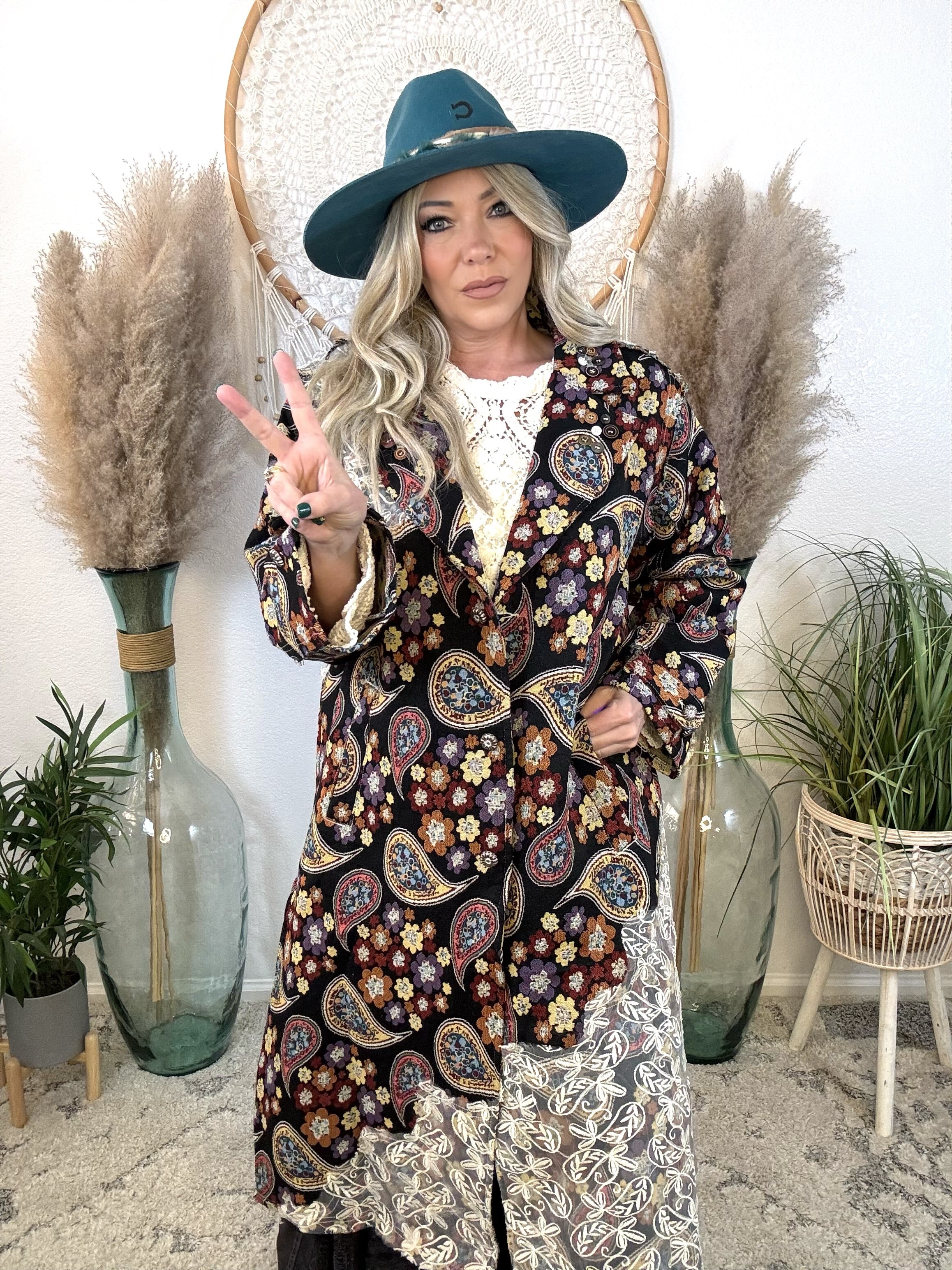 Solstice Trail Jacquard Duster