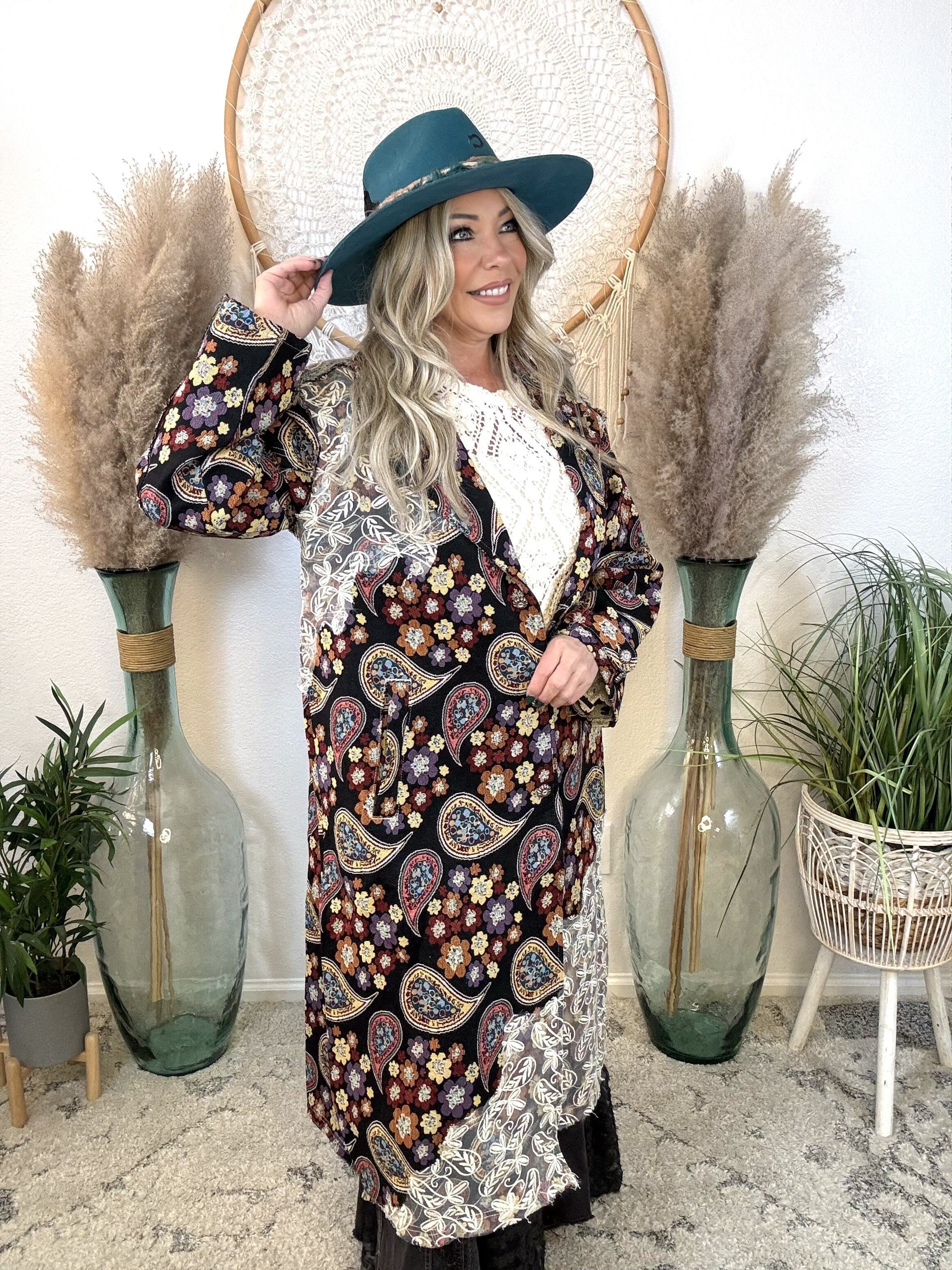 Solstice Trail Jacquard Duster