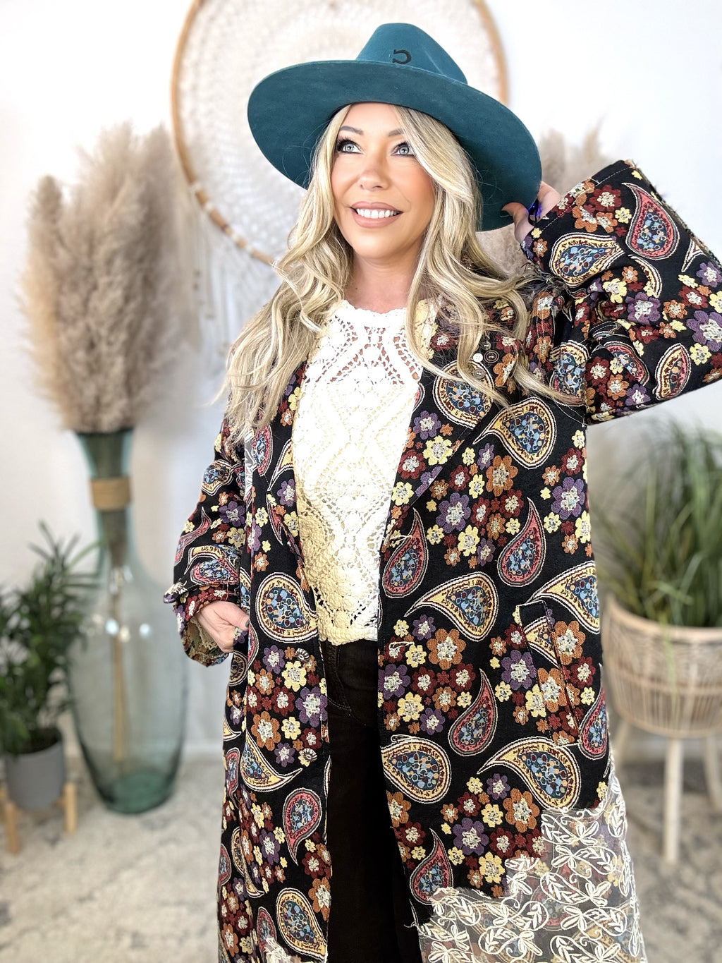 Solstice Trail Jacquard Duster