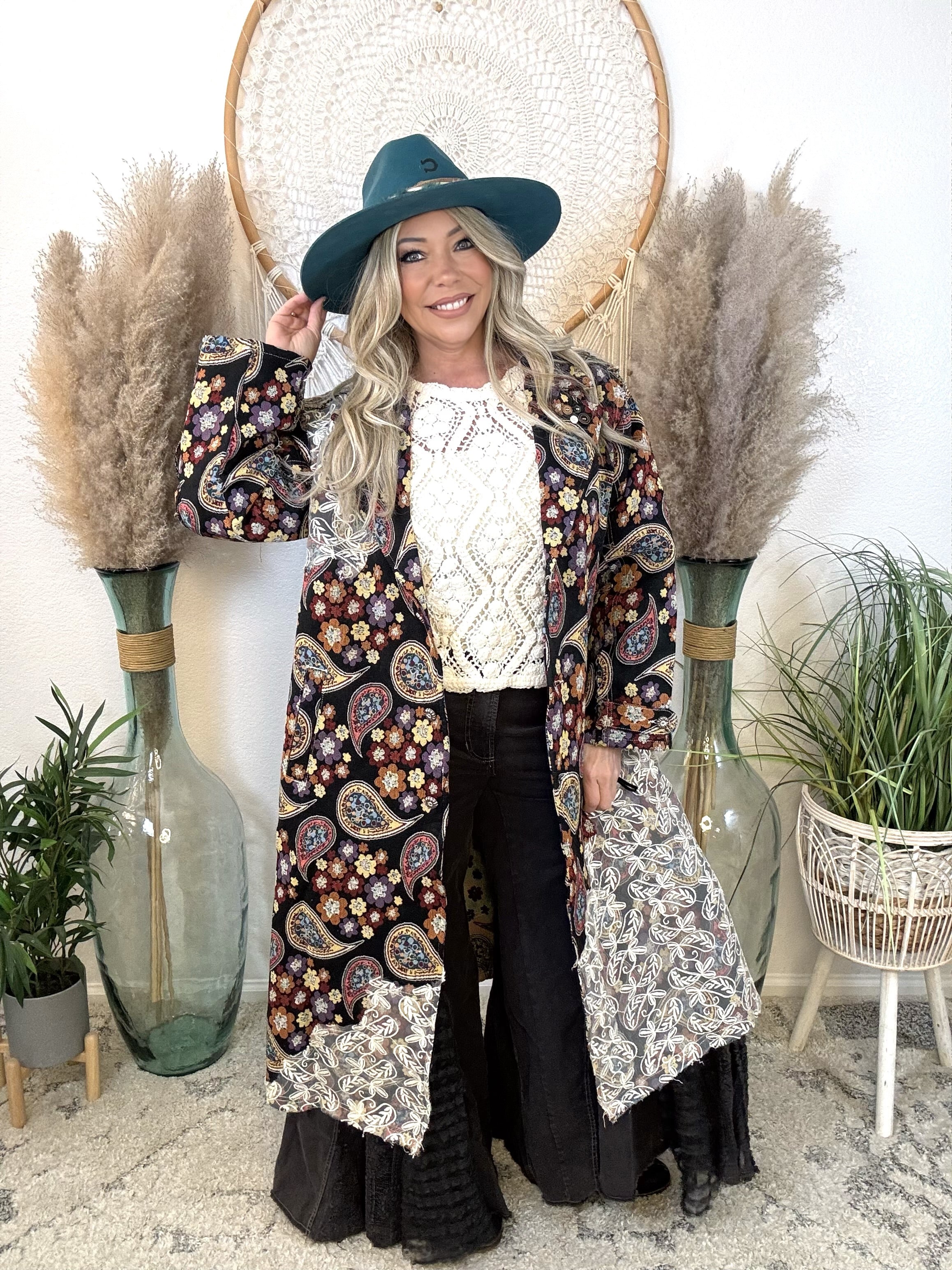 Solstice Trail Jacquard Duster