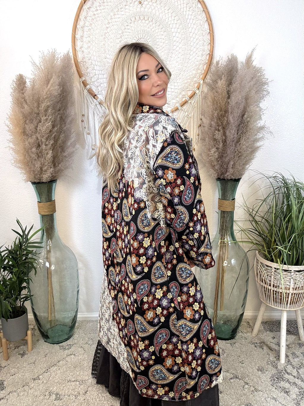 Solstice Trail Jacquard Duster