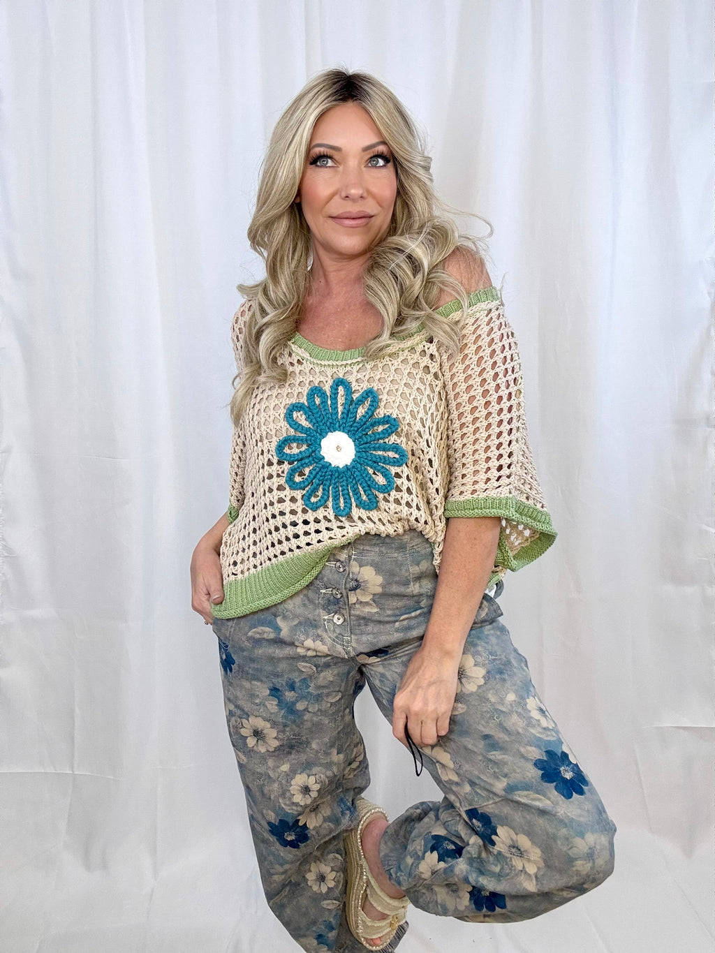 Gypsy Bloom Watercolor Joggers