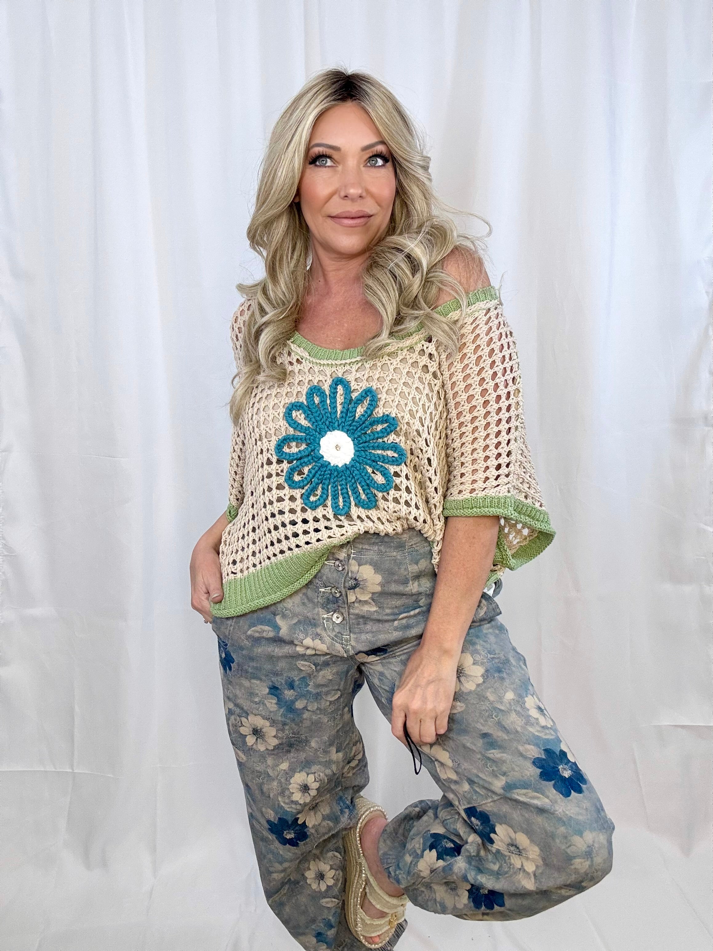 Gypsy Bloom Watercolor Joggers