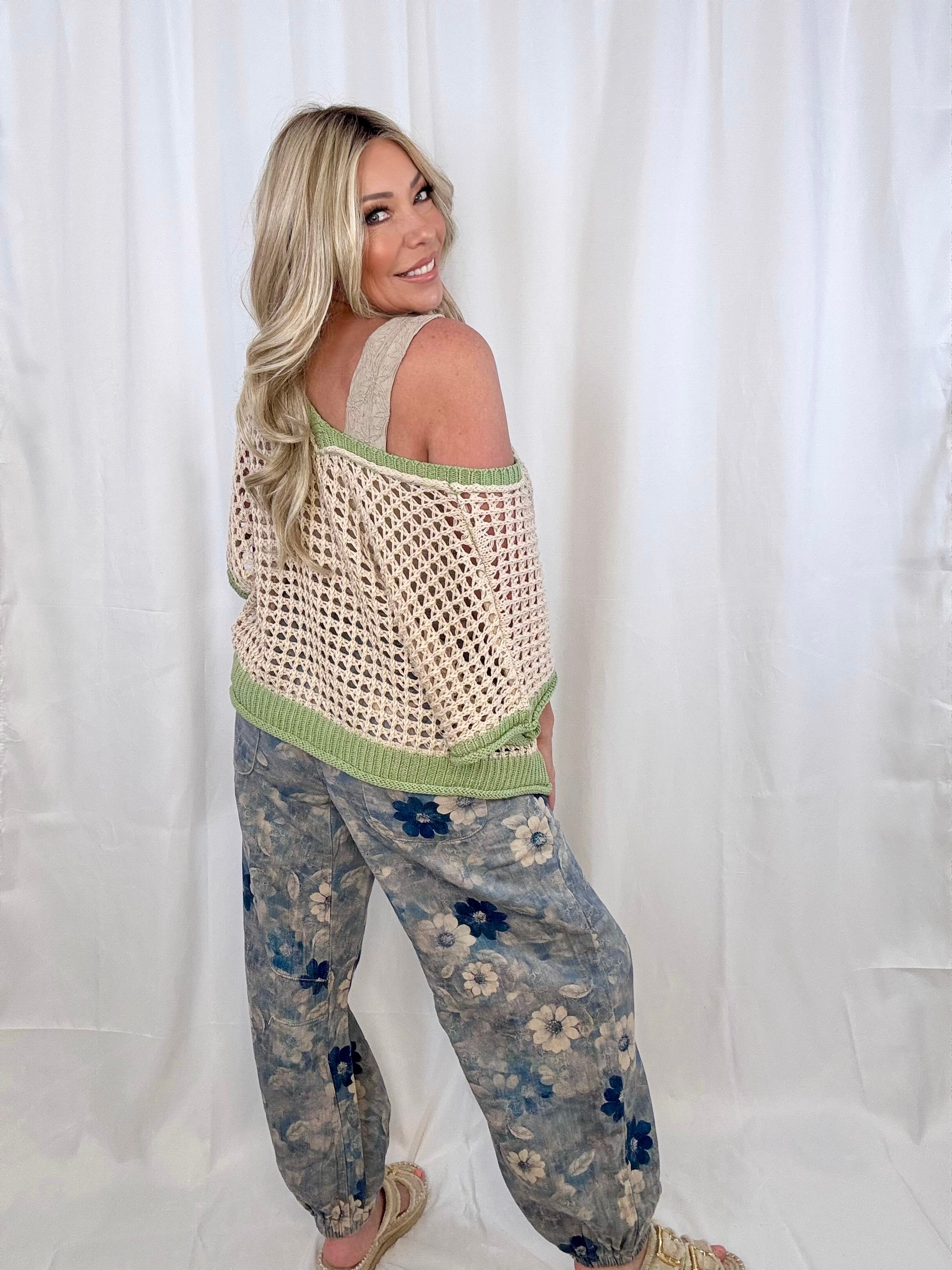 Gypsy Bloom Watercolor Joggers