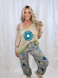 Gypsy Bloom Watercolor Joggers