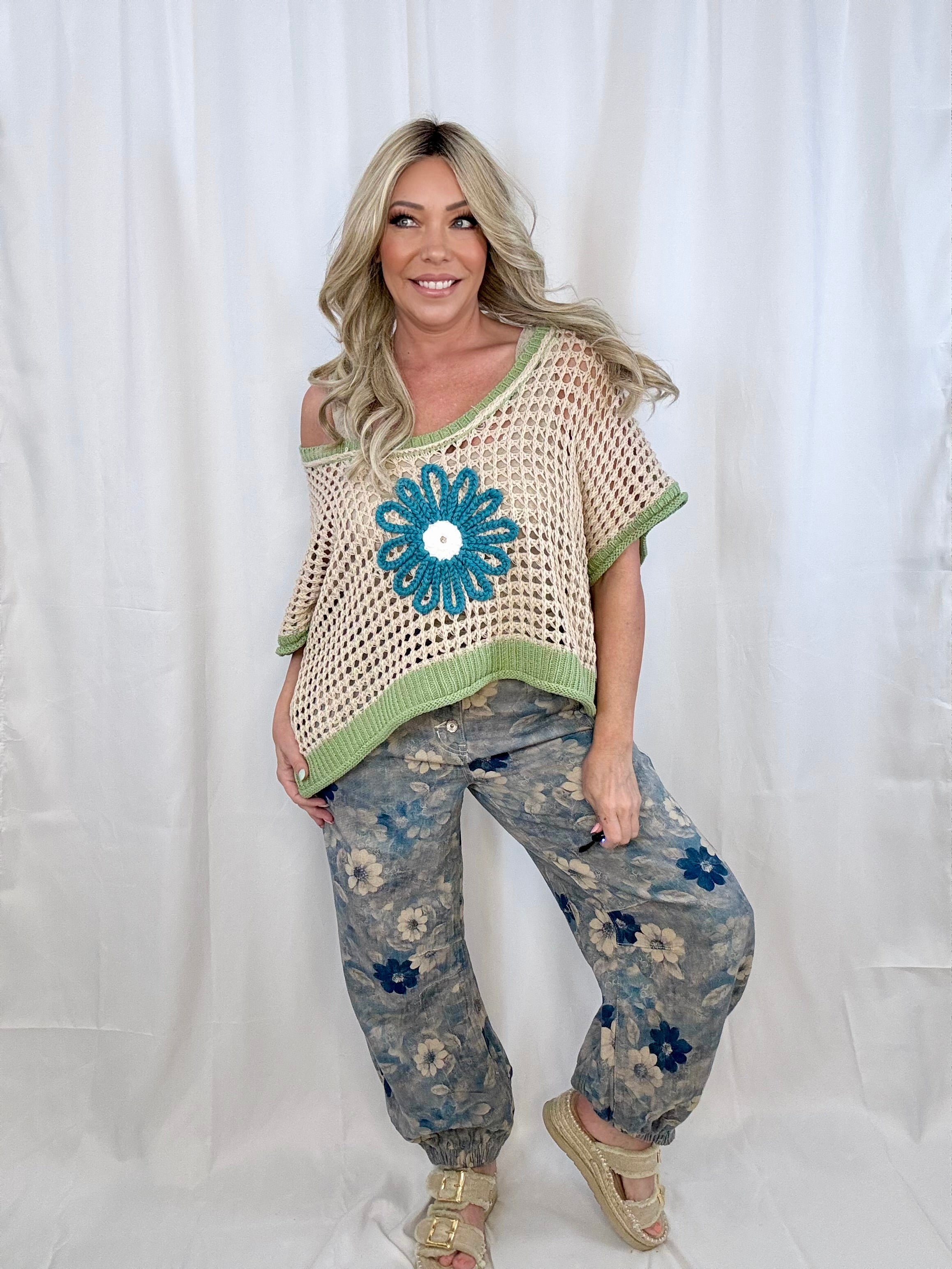 Gypsy Bloom Watercolor Joggers