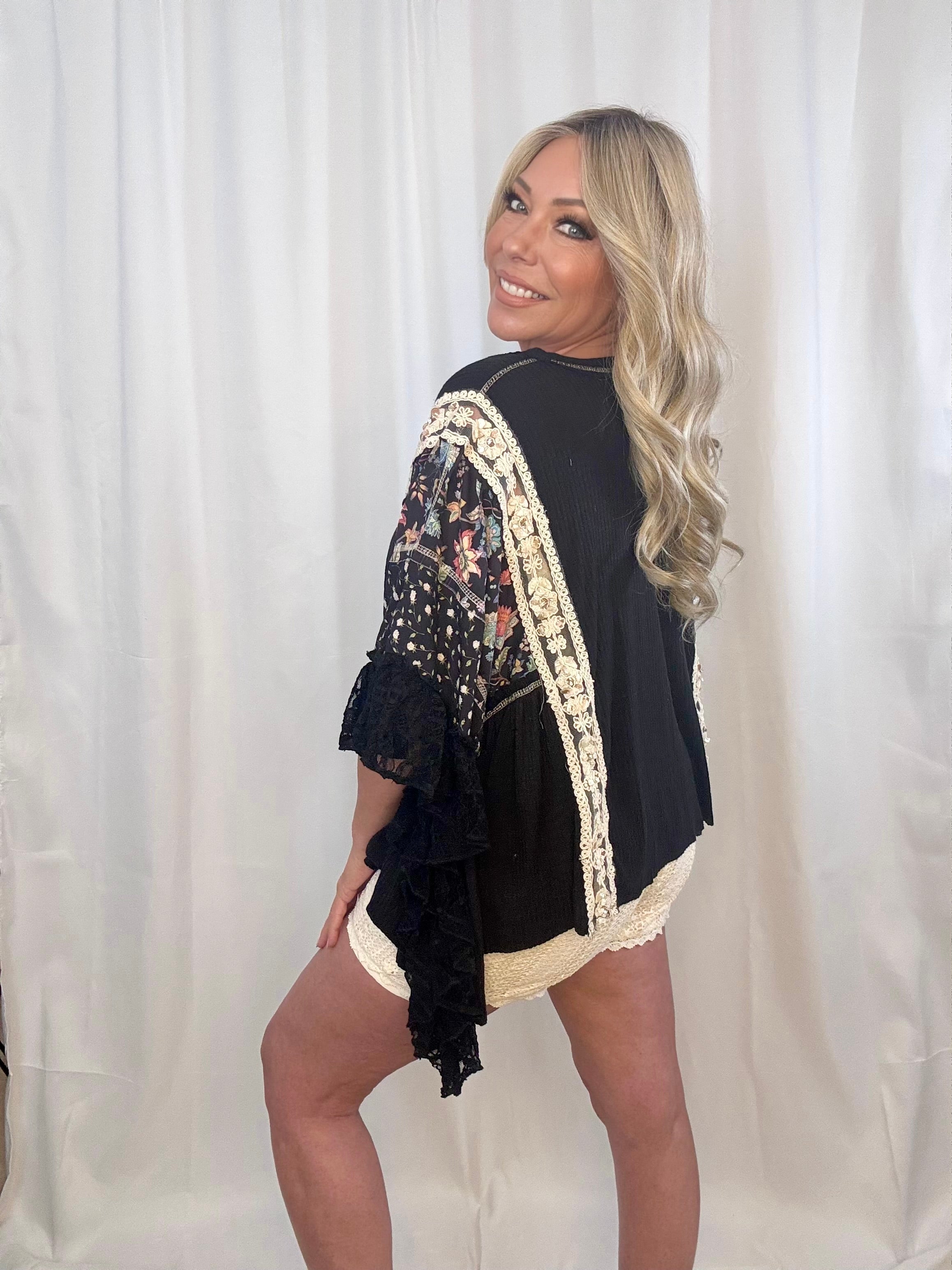 Gypsy Hearts Dark Romance Blouse