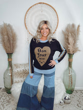 Load image into Gallery viewer, Bon Jour Mon Ami Sweater-Navy
