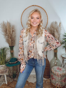 Show Stopper Western Fringe Vest