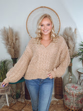 Load image into Gallery viewer, Catch You Later Knit Sweater-Taupe
