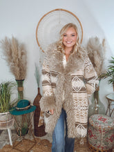 Load image into Gallery viewer, Yellowstone Aztec Fur Lined Coat
