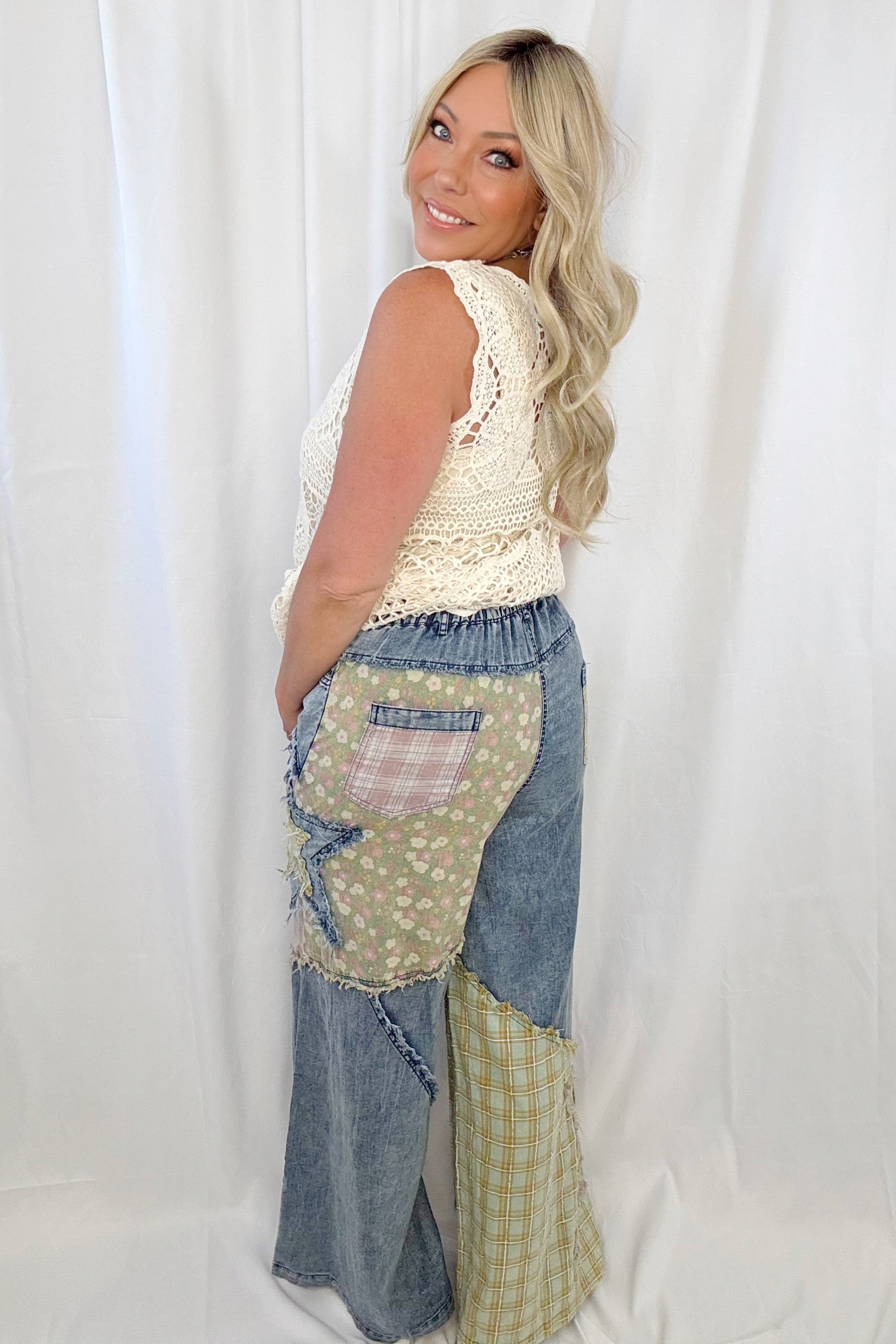 Cosmic Cowgirl Wide Leg Pants