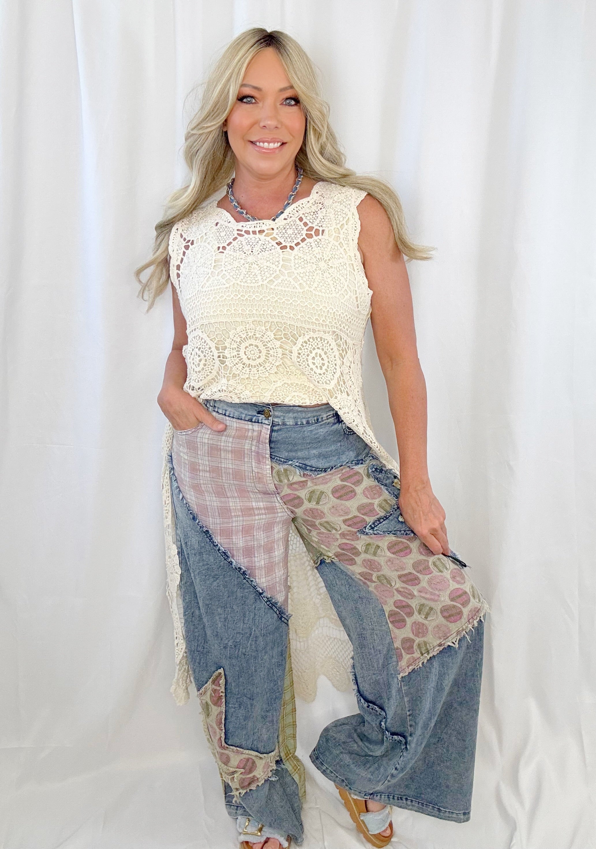 Cosmic Cowgirl Wide Leg Pants