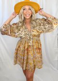 Gypsy Bloom Mini Dress