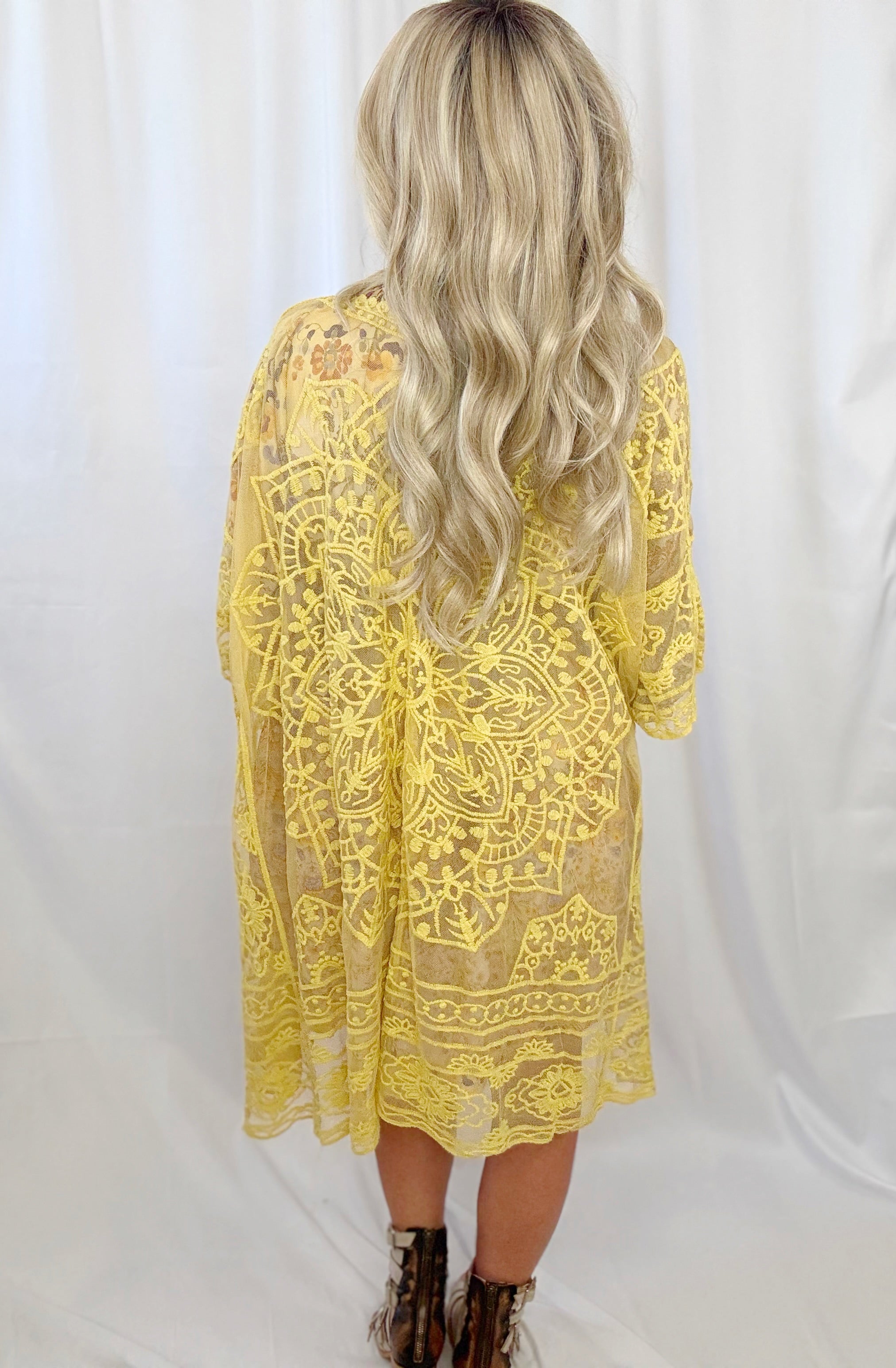 Sacred Sun Mandala Kimono