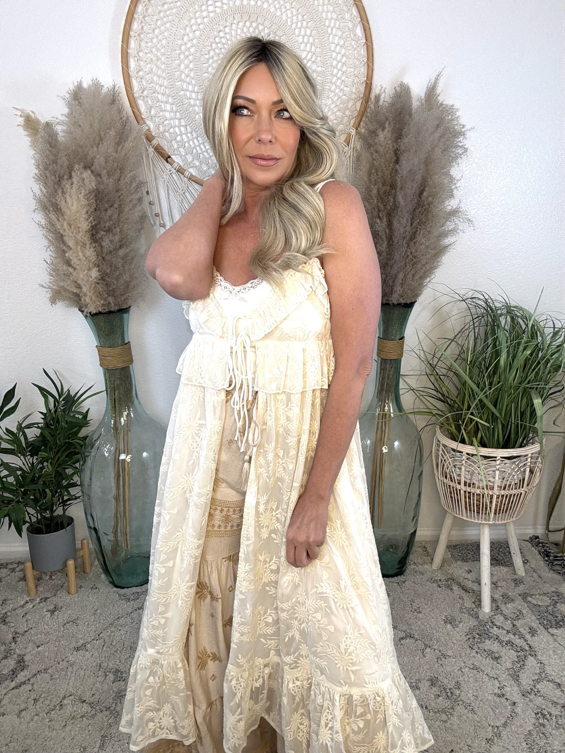 Soft Spell Sheer Kimono Maxi