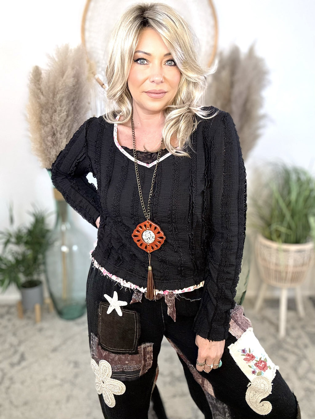 Sacred Sunstone Pendant Necklace