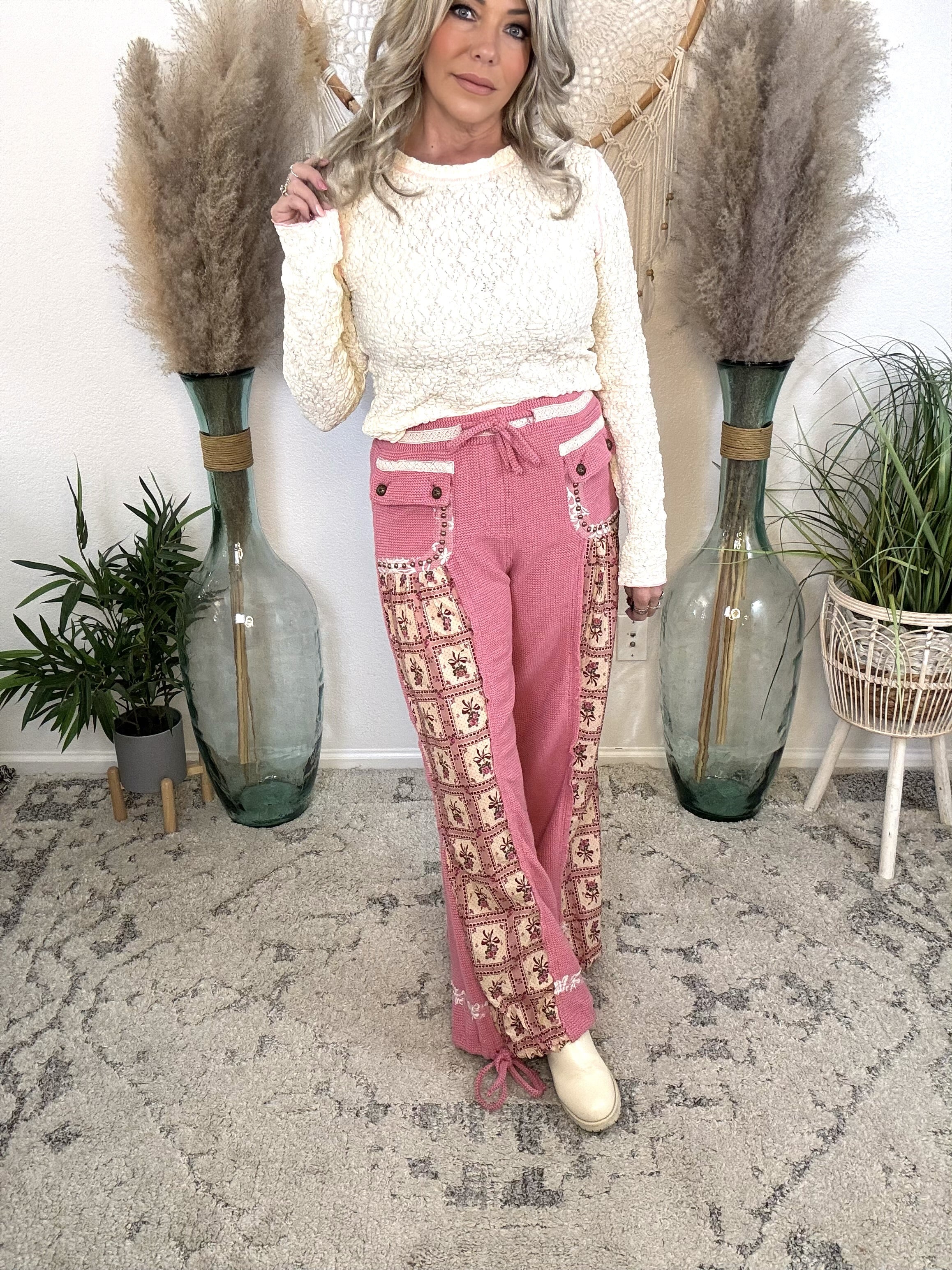 Wildheart Patchwork Jogger Pants