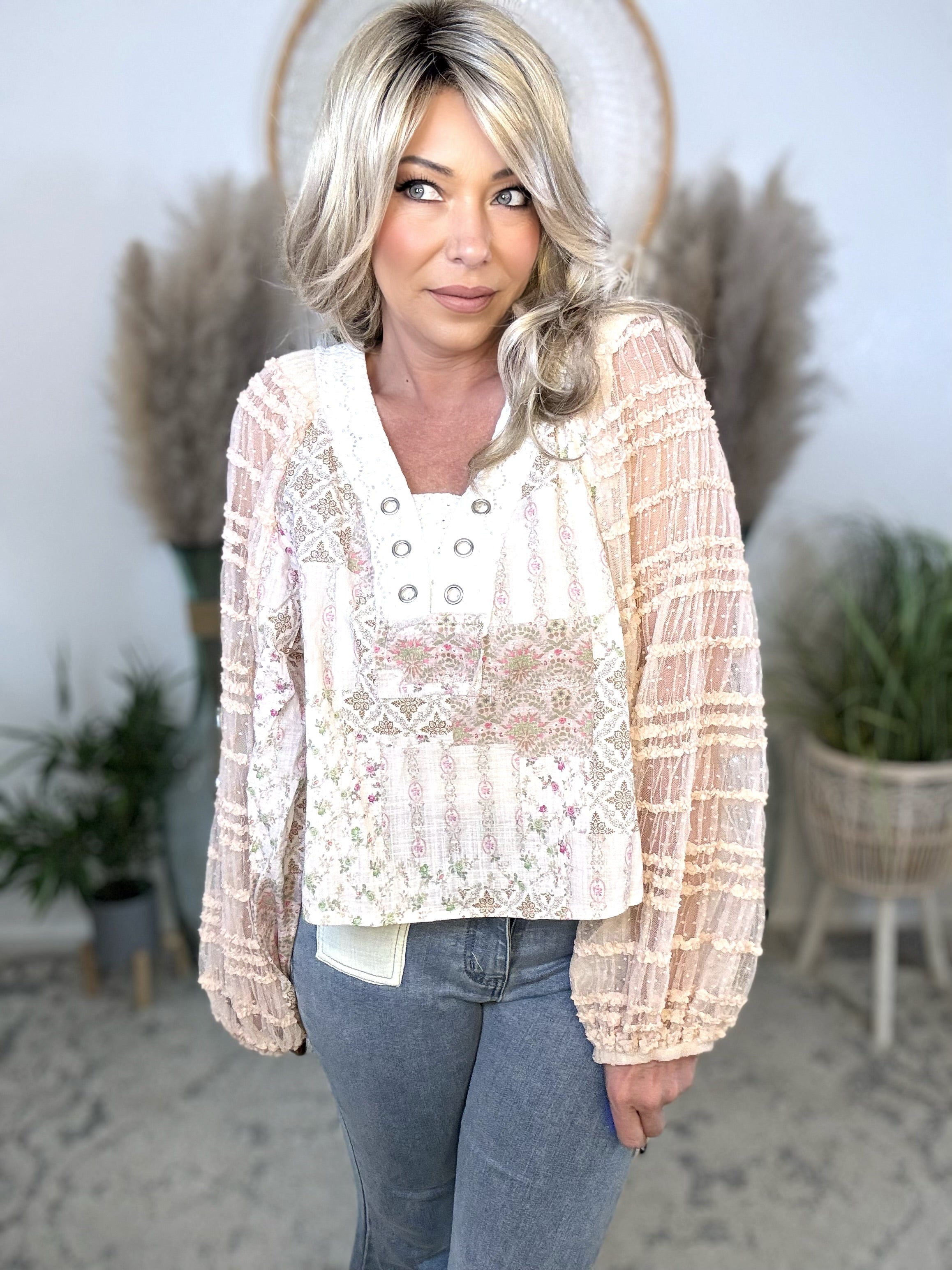 Dreamer's Garden Lace Top