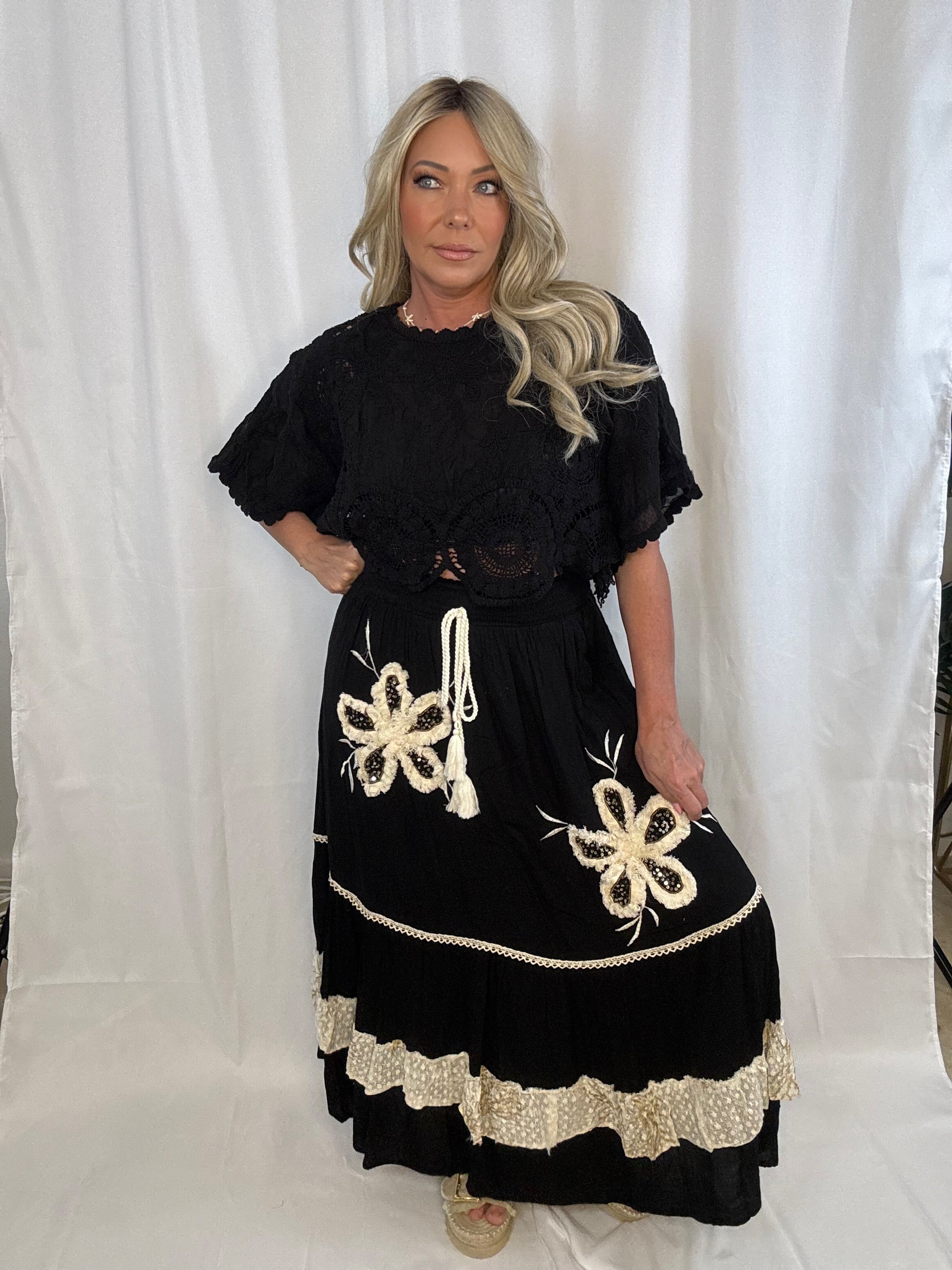 Moonlit Shore Crochet Top