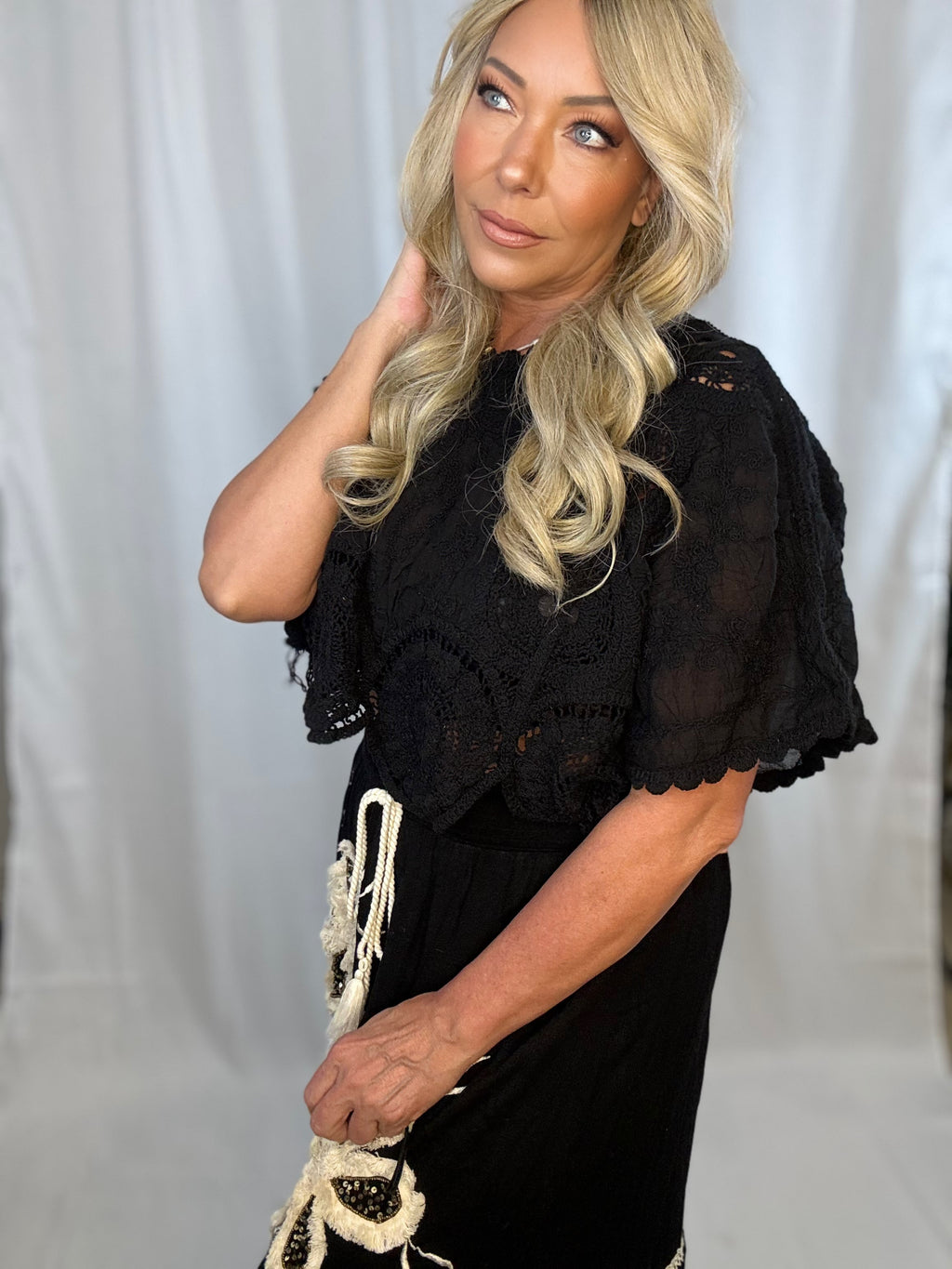 Moonlit Shore Crochet Top