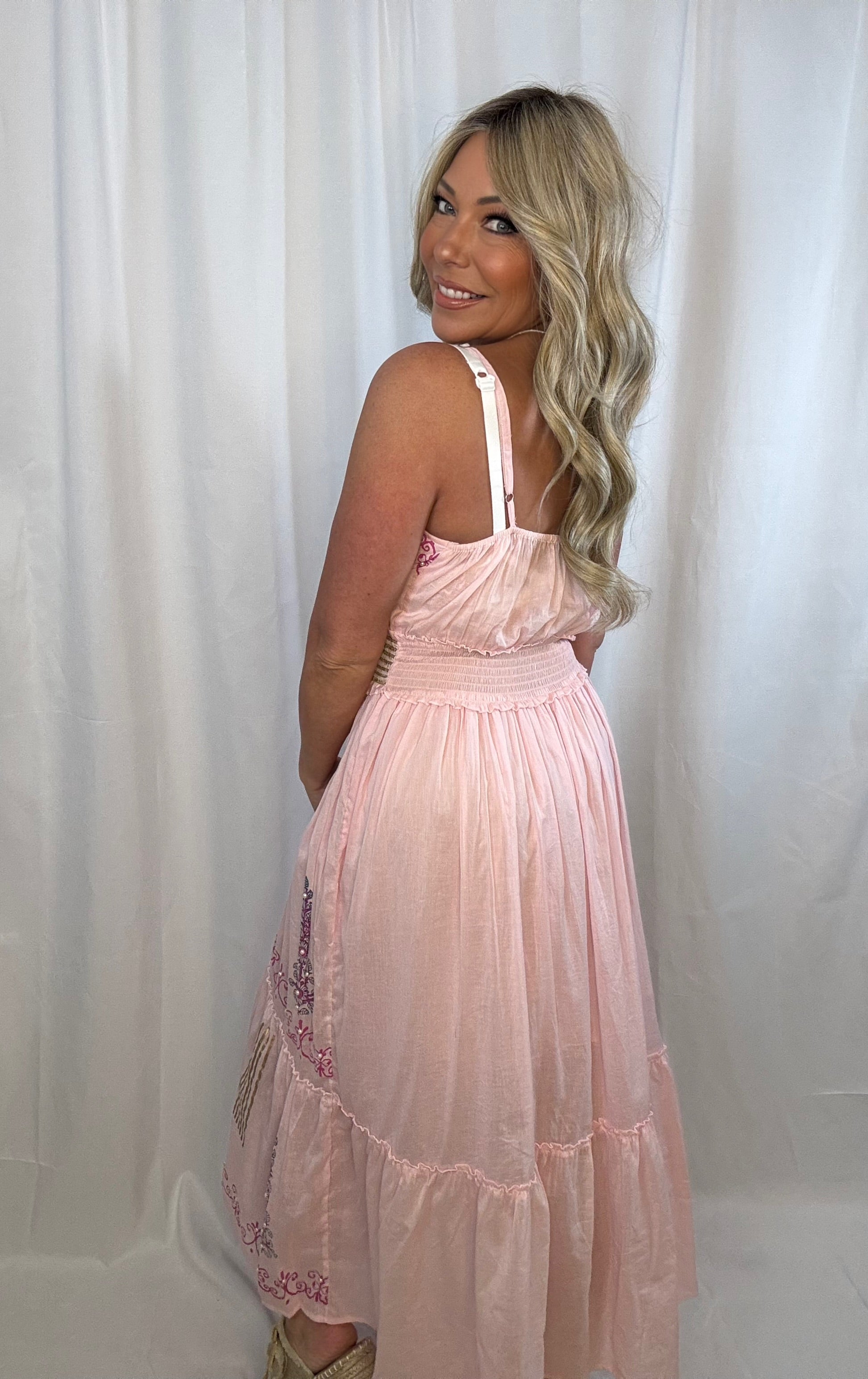 Pink Sands Daydream Midi Dress