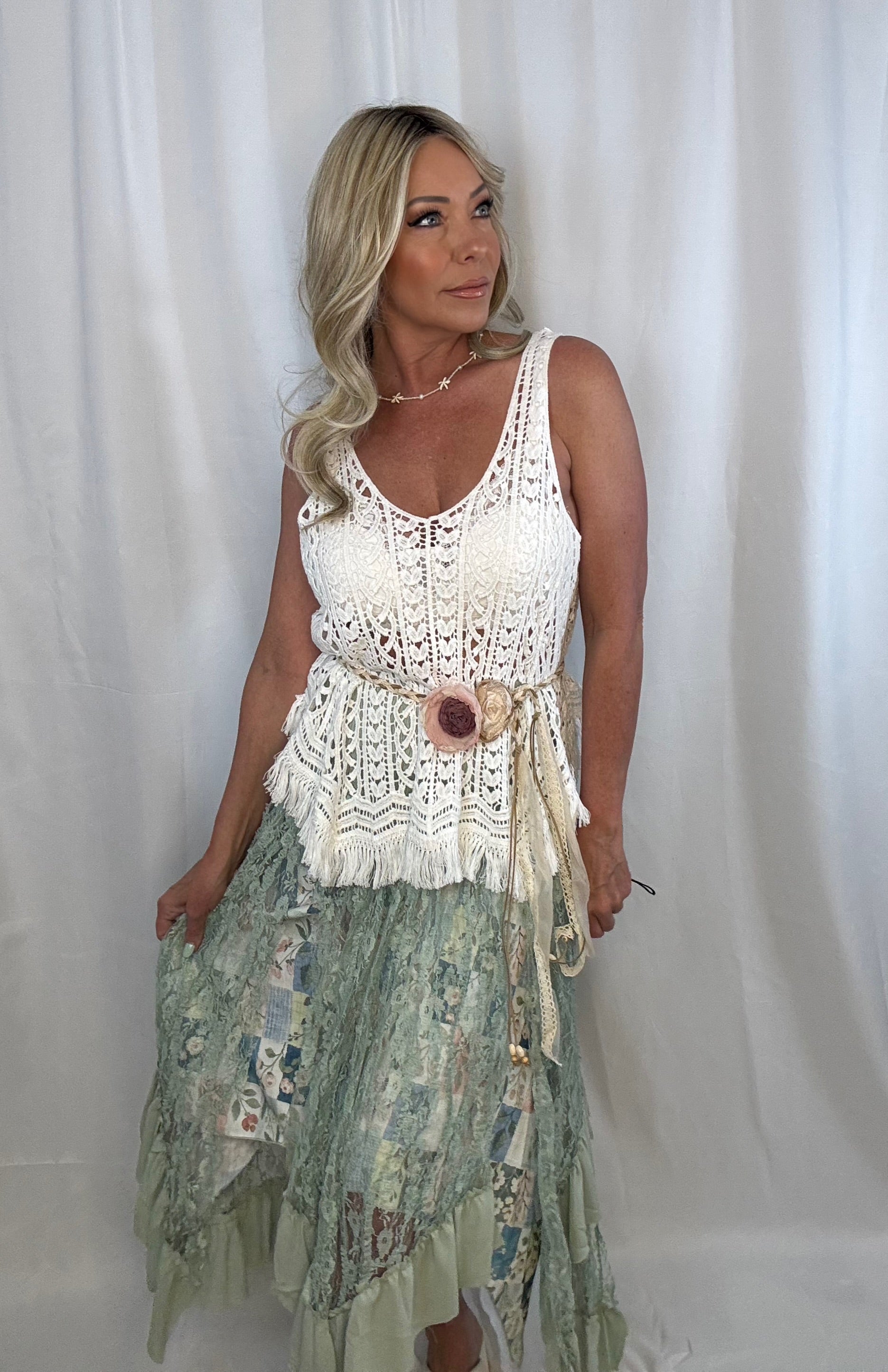 Ocean Whisper Crochet Top