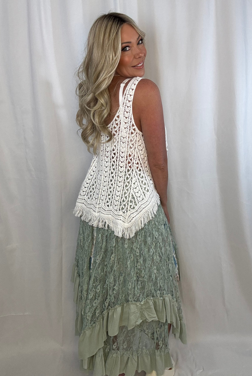 Ocean Whisper Crochet Top