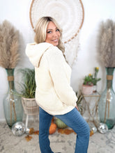 Load image into Gallery viewer, The Cloudknit Hooded Sweater-Cream
