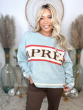 Apres Hour Retro Sweater-Blue