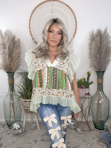 Riviera Floral Print Blouse