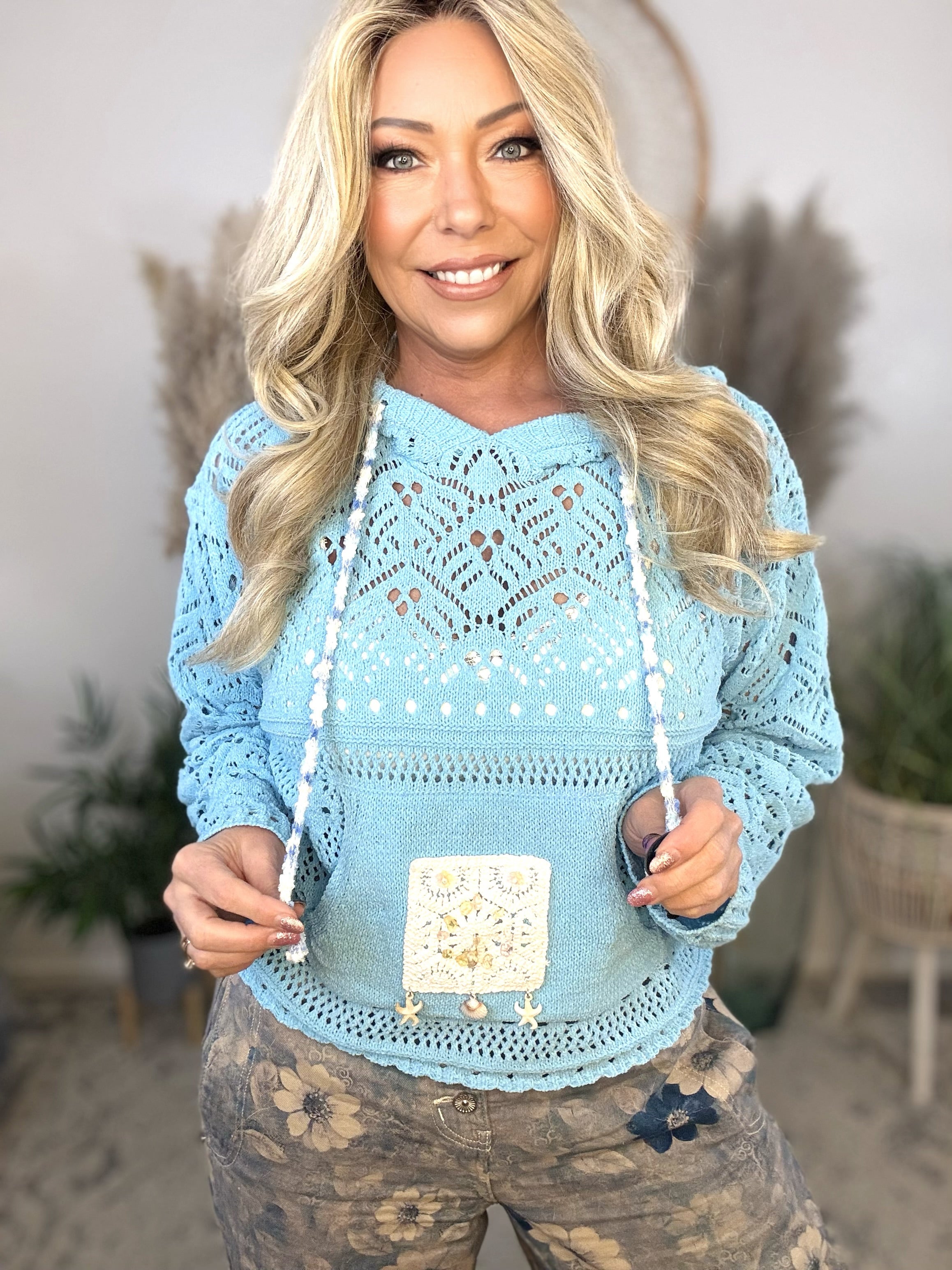 Wild At Heart Crochet Hoodie