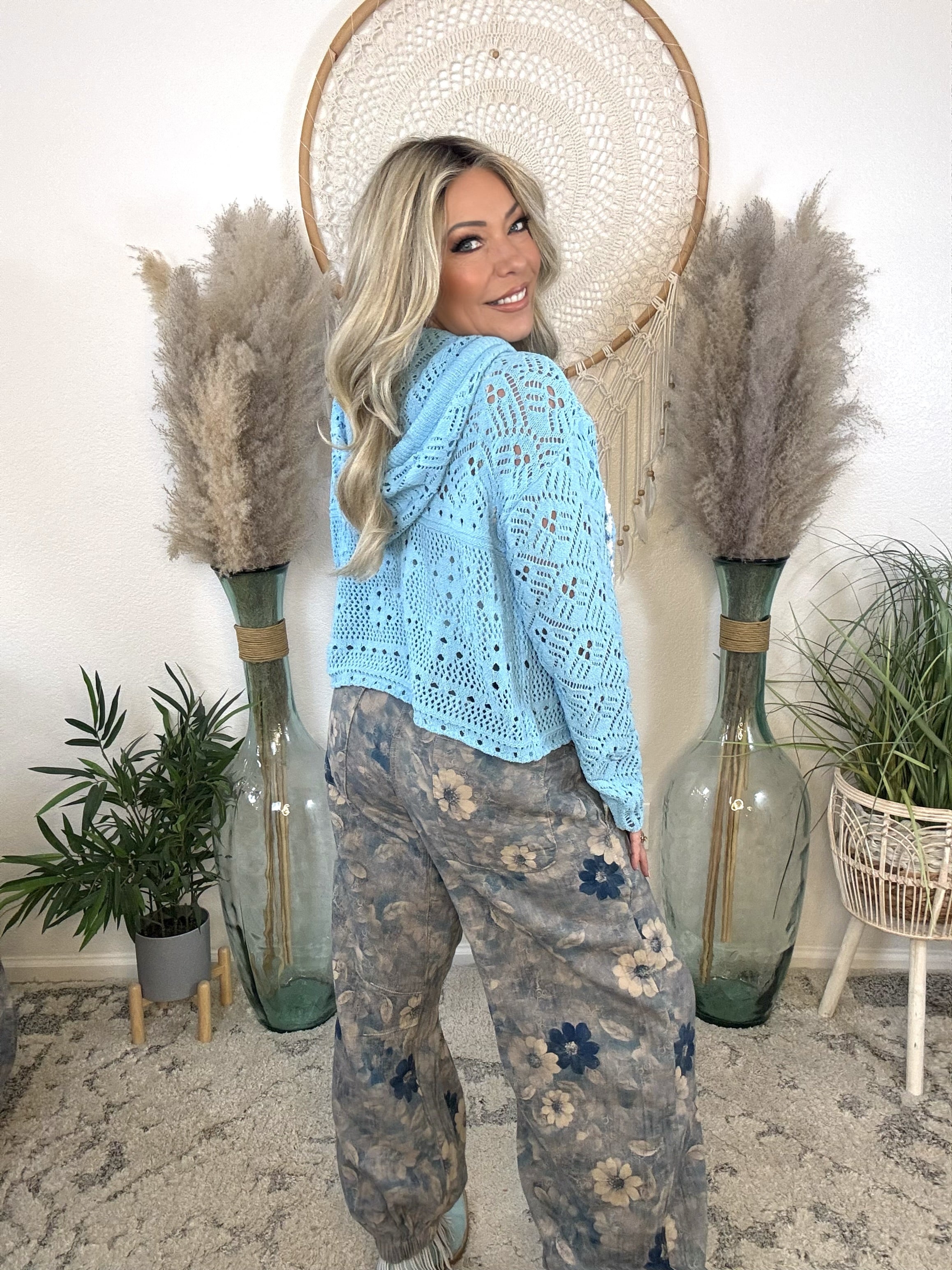 Wild At Heart Crochet Hoodie