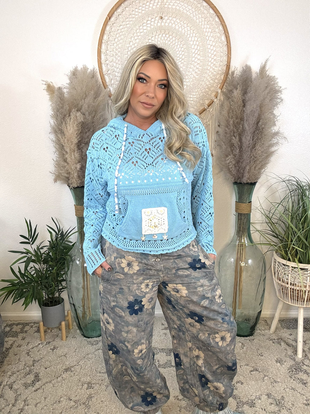 Gypsy Bloom Watercolor Joggers