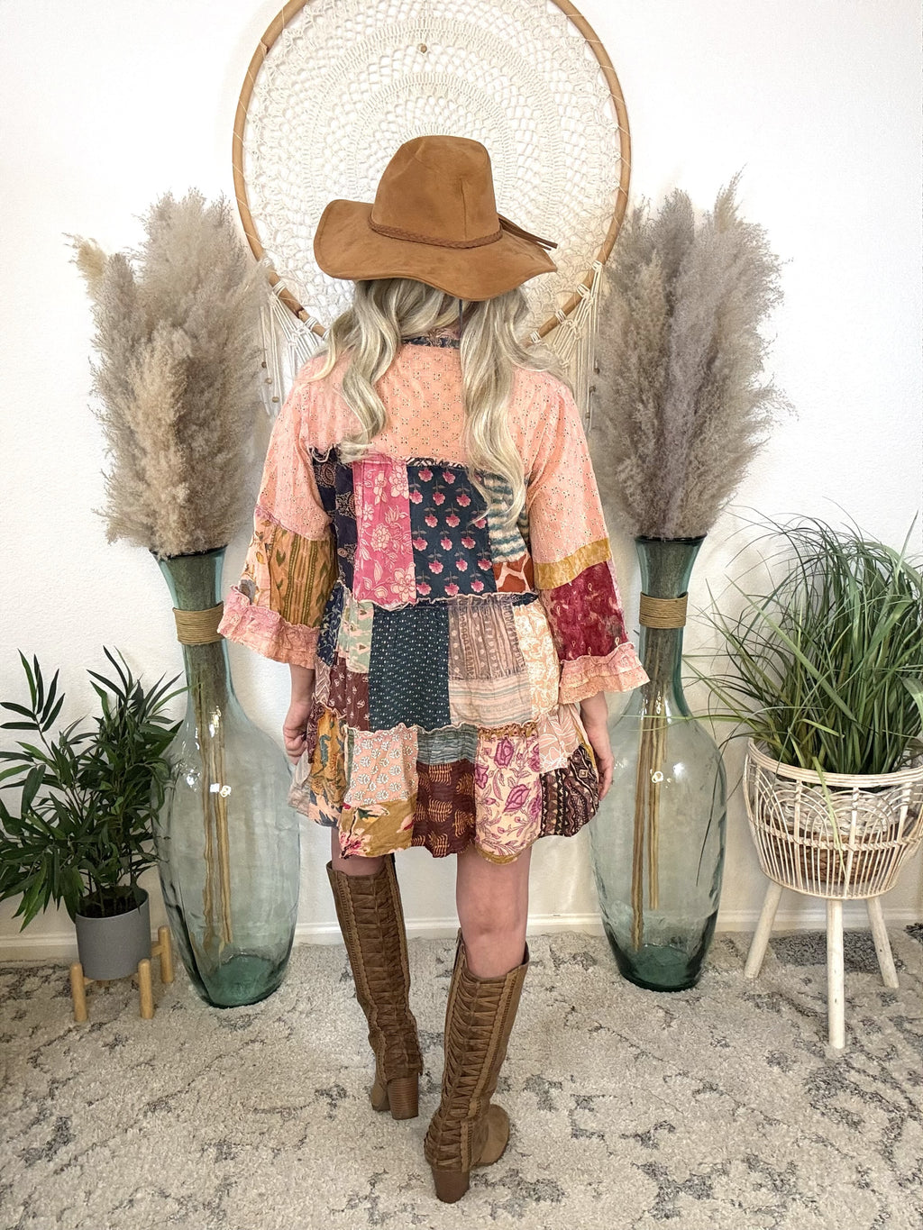 Patchwork Poetry Boho Blouse