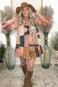 Patchwork Poetry Boho Blouse