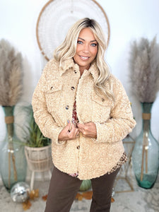 Summit Snuggle Shacket-Camel