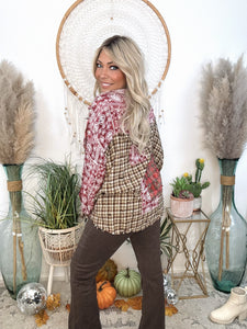 Fireside Fade Patchwork Top