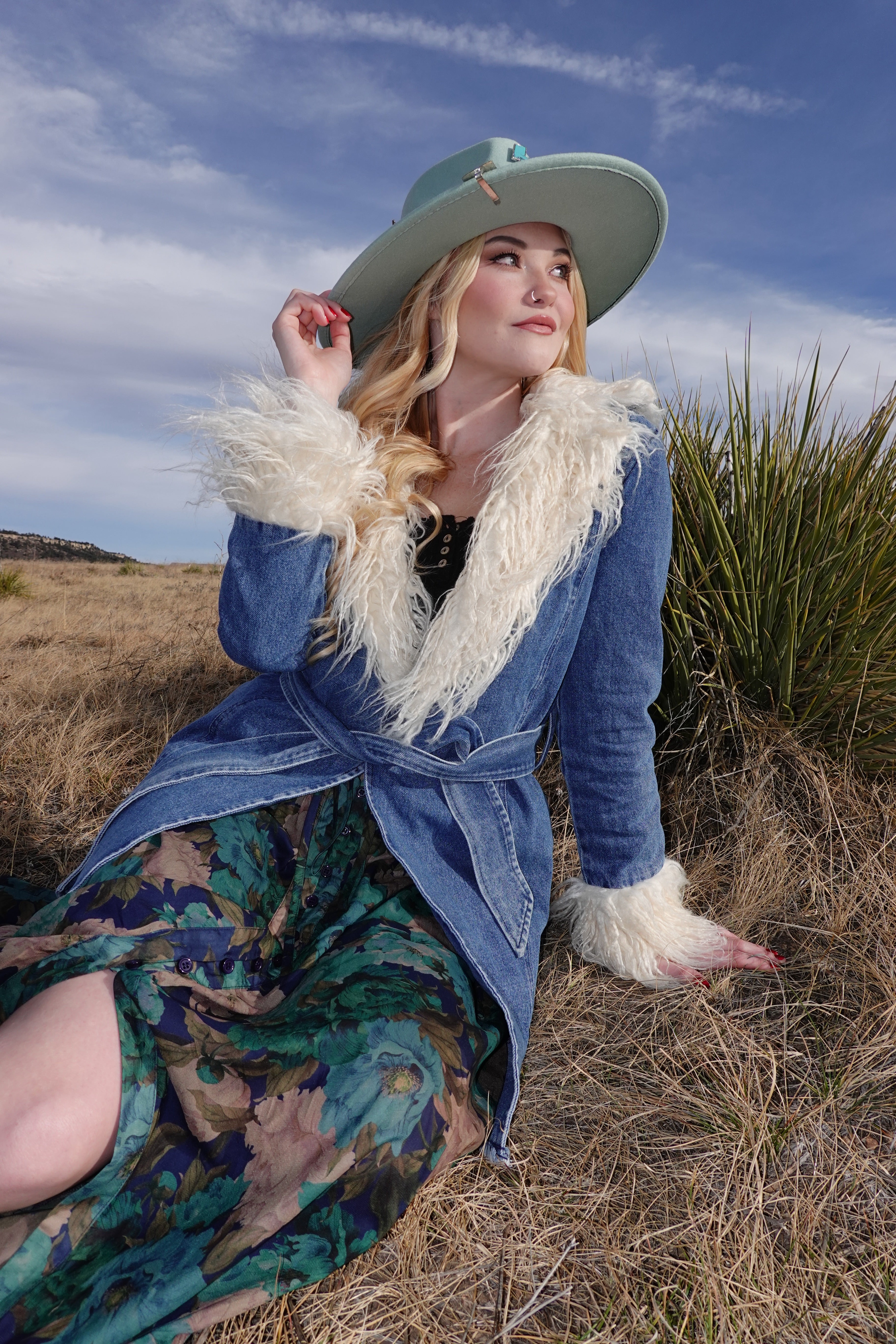 Snowdrift Wanderer Denim Coat