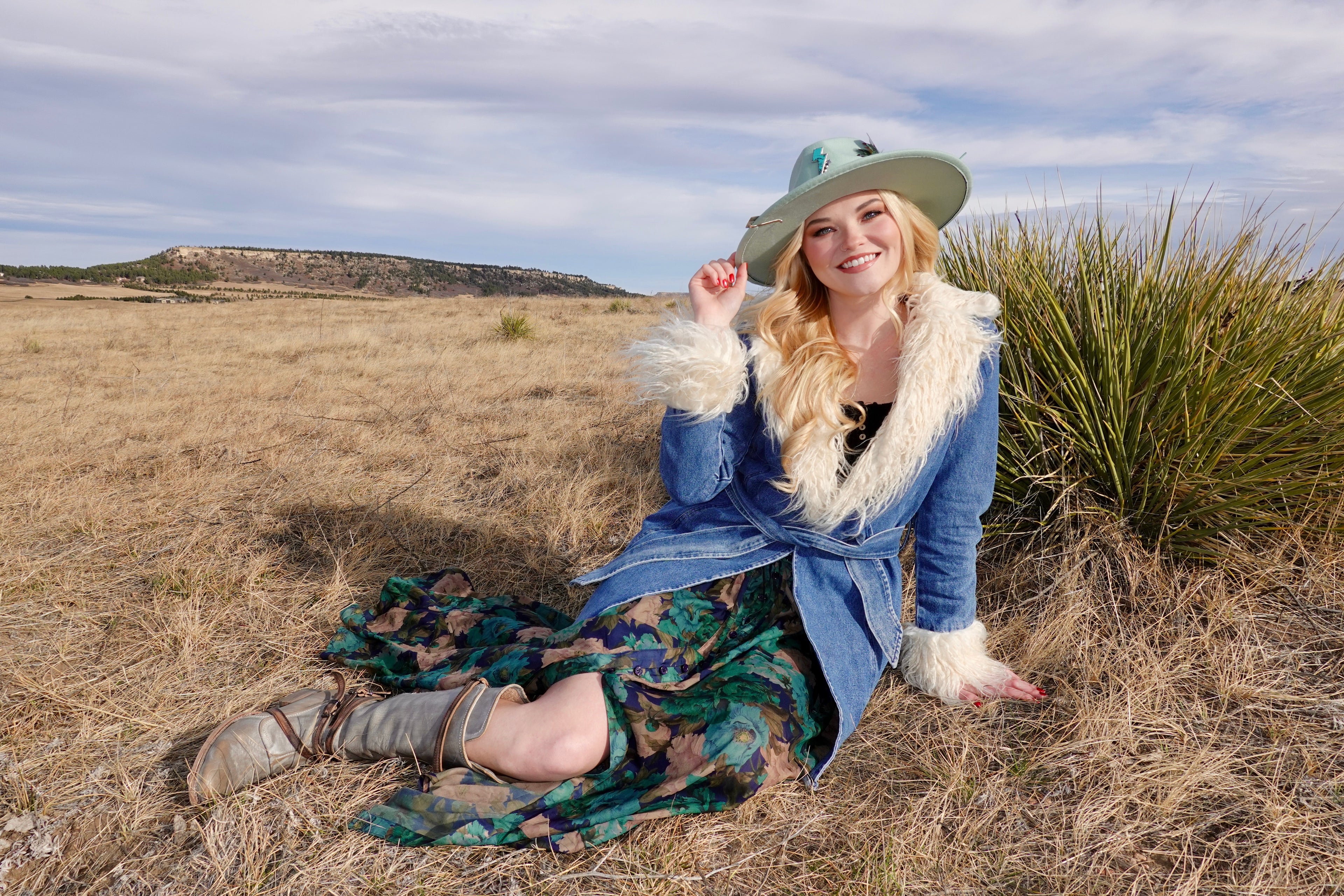 Snowdrift Wanderer Denim Coat